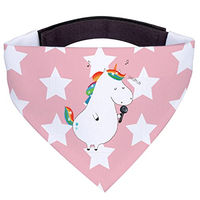 Produktbild von Mr. & Mrs. Panda Hund Halstuch Einhorn Sänger Rosa Rot Polyester