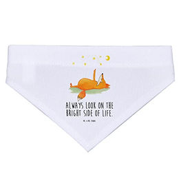 Produktbild von Mr. & Mrs. Panda Hund Halstuch Fuchs und Sterne aus Polyester in Weiß Größe M