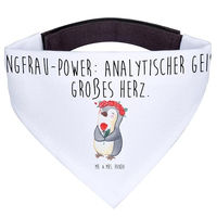 Produktbild von Mr. & Mrs. Panda Hund Halstuch Jungfrau Astrologie Weiß Polyester Größe L