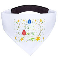 Produktbild von Mr. & Mrs. Panda Hund Halstuch Ostern Weiß Polyester Größe M