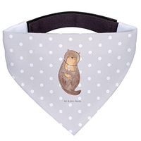 Produktbild von Mr. & Mrs. Panda Hund Halstuch Otter Muschel Grau Polyester Größe M