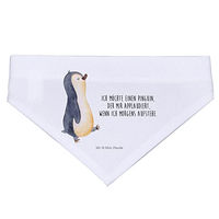 Produktbild von Mr. & Mrs. Panda Hund Halstuch Pinguin Design Bunt Weiß Größe M