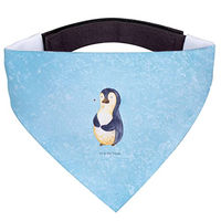 Produktbild von Mr. & Mrs. Panda Hund Halstuch Pinguin Diät Blau Größe S