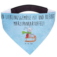 Produktbild von Mr. & Mrs. Panda Hund Halstuch Smörle Rodeln Blau aus Polyester
