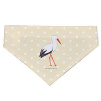 Produktbild von Mr. & Mrs. Panda Hund Halstuch Storch Gelb Beige