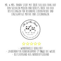 Produktbild von Mr. & Mrs. Panda Hund Halstuch Waldtiere Picknick Bandana aus Polyester Weiß Größe L