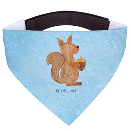 Mr. & Mrs. Panda Hunde Bandana Eichhörnchen Weihnachten Halstuch Blau Polyester Größe L – Bild 1 von 6