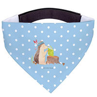 Produktbild von Mr. & Mrs. Panda Hunde-Bandana Igel Federschmuck Blau aus Polyester Größe S