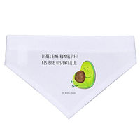 Produktbild von Mr. & Mrs. Panda Hunde Halstuch Avocado Pfeifen Weiß Größe S aus Polyester