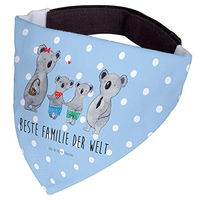 Produktbild von Mr. & Mrs. Panda Hunde Halstuch Bandana Koala Familie Blau aus Polyester Größe L
