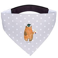 Produktbild von Mr. & Mrs. Panda Hunde Halstuch Bär Prüfung Grau Größe S