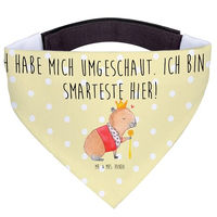 Produktbild von Mr. & Mrs. Panda Hunde Halstuch Capybara König Gelb aus Polyester Größe L