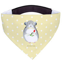 Produktbild von Mr. & Mrs. Panda Hunde Halstuch Chinchilla Blume Gelb aus Polyester