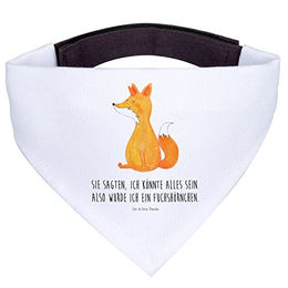 Mr. & Mrs. Panda Hunde Halstuch Einhorn Design aus Polyester Weiß Größe L – Bild 1 von 4