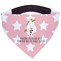 Produktbild von Mr. & Mrs. Panda Hunde Halstuch Einhorn Design Rosa Rot aus Polyester