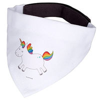Produktbild von Mr. & Mrs. Panda Hunde Halstuch Einhorn Happy Weiß Größe S