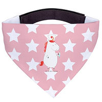 Produktbild von Mr. & Mrs. Panda Hunde-Halstuch Einhorn Krankenschwester Stoff in Rot und Rosa Größe M
