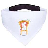 Produktbild von Mr. & Mrs. Panda Hunde Halstuch Einhorn Prinzessin Weiß Polyester Größe S