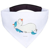 Produktbild von Mr. & Mrs. Panda Hunde Halstuch Einhorn Schnuller Weiß Polyester Größe M