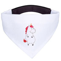 Produktbild von Mr. & Mrs. Panda Hunde Halstuch Einhorn Wut Weiß Polyester Größe S