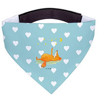 Produktbild von Mr. & Mrs. Panda Hunde Halstuch Fuchs Sterne Blau Türkis Polyester Größe S
