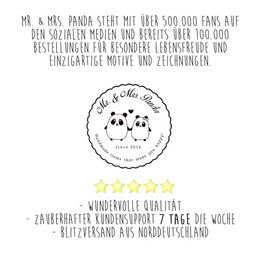 Produktbild von Mr. & Mrs. Panda Hunde Halstuch Hasen Muschel Grau Polyester Größe L