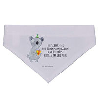 Produktbild von Mr. & Mrs. Panda Hunde Halstuch Koala Bandana aus Polyester Grau Weiß Größe M
