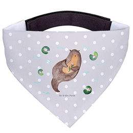Mr. & Mrs. Panda Hunde-Halstuch Otter Seerose aus Polyester Größe M – Bild 1 von 5