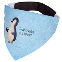 Produktbild von Mr. & Mrs. Panda Hunde Halstuch Pinguin und Marienkäfer aus Stoff in Blau und Bunt Größe M