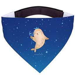 Mr. & Mrs. Panda Hunde-Halstuch Wassermann Blau Polyester Größe M – Bild 1 von 4