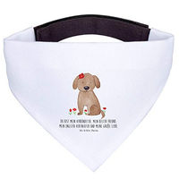 Produktbild von Mr. & Mrs. Panda Hunde Halstuch Weiß Polyester Größe S
