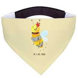 Mr. & Mrs. Panda Hundebandana Dreieckstuch Biene Blume Gelb aus Polyester Größe L – Bild 1 von 8