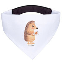 Produktbild von Mr. & Mrs. Panda Hundebandana Igel Kuchenstück aus Polyester Größe L Weiß