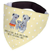 Produktbild von Mr. & Mrs. Panda Hundebandana Koala Familie aus Polyester in Gelb Bunt Größe L