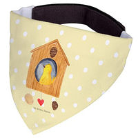 Produktbild von Mr. & Mrs. Panda Hundebandana Vogelhaus Home Gelb aus Polyester Größe L