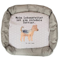 Produktbild von Mr. & Mrs. Panda Hundebett Airedale Terrier Grau Größe L aus Polyester