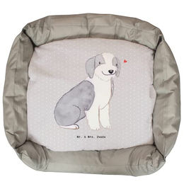 Mr. & Mrs. Panda Hundebett Bearded Collie Grau Größe L aus Polyester – Bild 1 von 6
