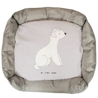 Produktbild von Mr. & Mrs. Panda Hundebett Bedlington Terrier Grau Größe L aus Polyester