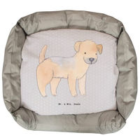 Produktbild von Mr. & Mrs. Panda Hundebett Border Terrier Schlafplatz Größe L in Grau und Beige