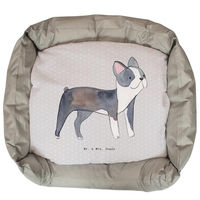 Produktbild von Mr. & Mrs. Panda Hundebett Boston Terrier Lebensretter Grau Größe L für Welpen aus Polyester