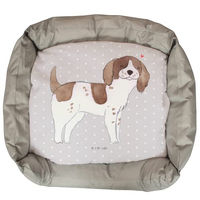 Produktbild von Mr. & Mrs. Panda Hundebett English Springer Spaniel Plüsch Grau Größe L