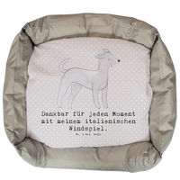 Produktbild von Mr. & Mrs. Panda Hundebett Italienisches Windspiel Moment Plüsch Grau Größe L