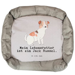 Mr. & Mrs. Panda Hundebett Jack Russel Terrier Lebensretter Grau Größe L – Bild 1 von 6