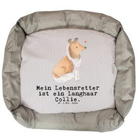Produktbild von Mr. & Mrs. Panda Hundebett Langhaar Collie in Grau Größe L