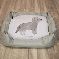 Produktbild von Mr. & Mrs. Panda Hundebett Neufundländer Lebensretter Grau Größe L aus Polyester
