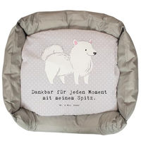 Produktbild von Mr. & Mrs. Panda Hundebett Spitz Moment aus Plüsch in Grau Größe L