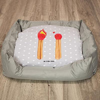 Produktbild von Mr. & Mrs. Panda Hundebett Stoff Grau Größe L für Welpen