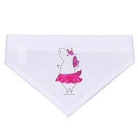 Produktbild von Mr. & Mrs. Panda Hundedreieckstuch Einhorn Ballerina Weiß Polyester Größe M