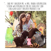 Produktbild von Mr. & Mrs. Panda Hundehalsband Axolotl Motiv Grau Größe S
