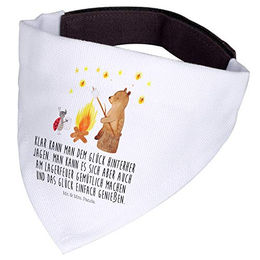 Mr. & Mrs. Panda Hundehalsband Bandana Bär & Marienkäfer Lagerfeuer aus Polyester Größe L – Bild 1 von 4